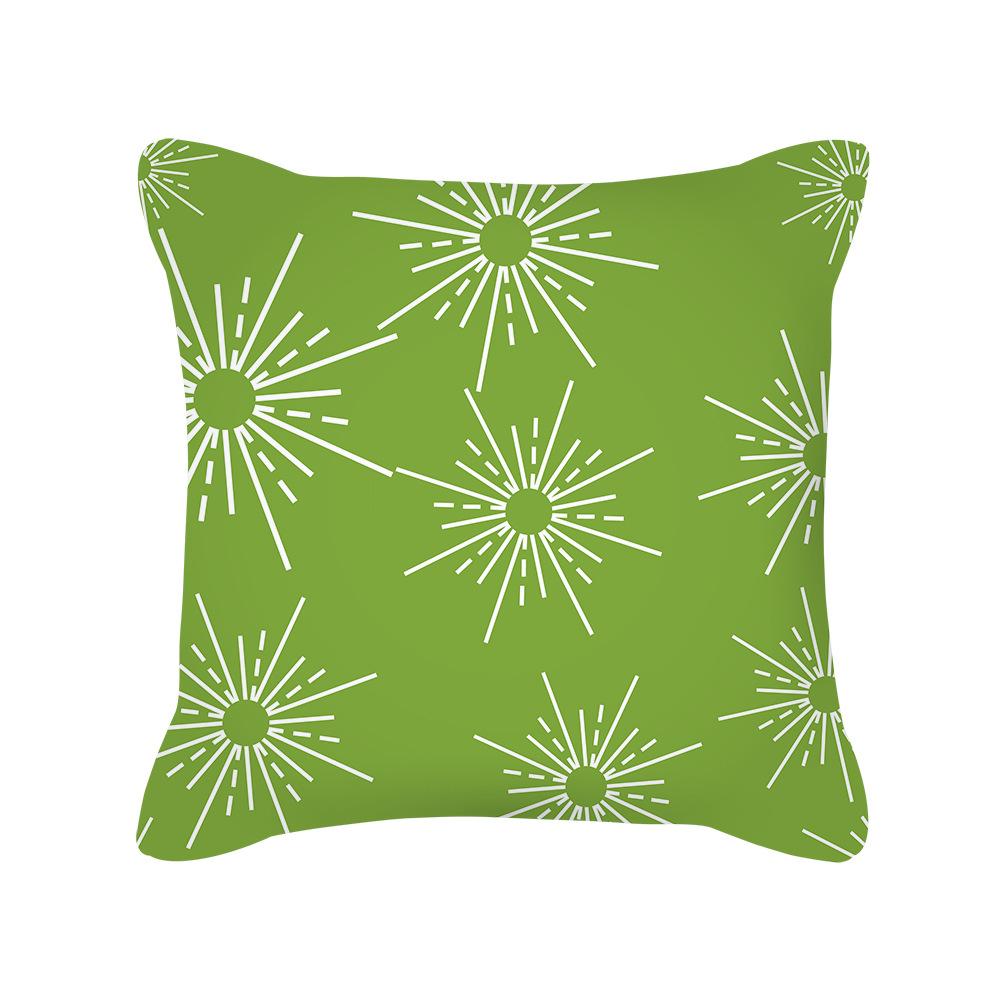 European Style Golden Geometric Pattern Pillow Cover Sofa Cushion Cover New Homeware Pillow Cover