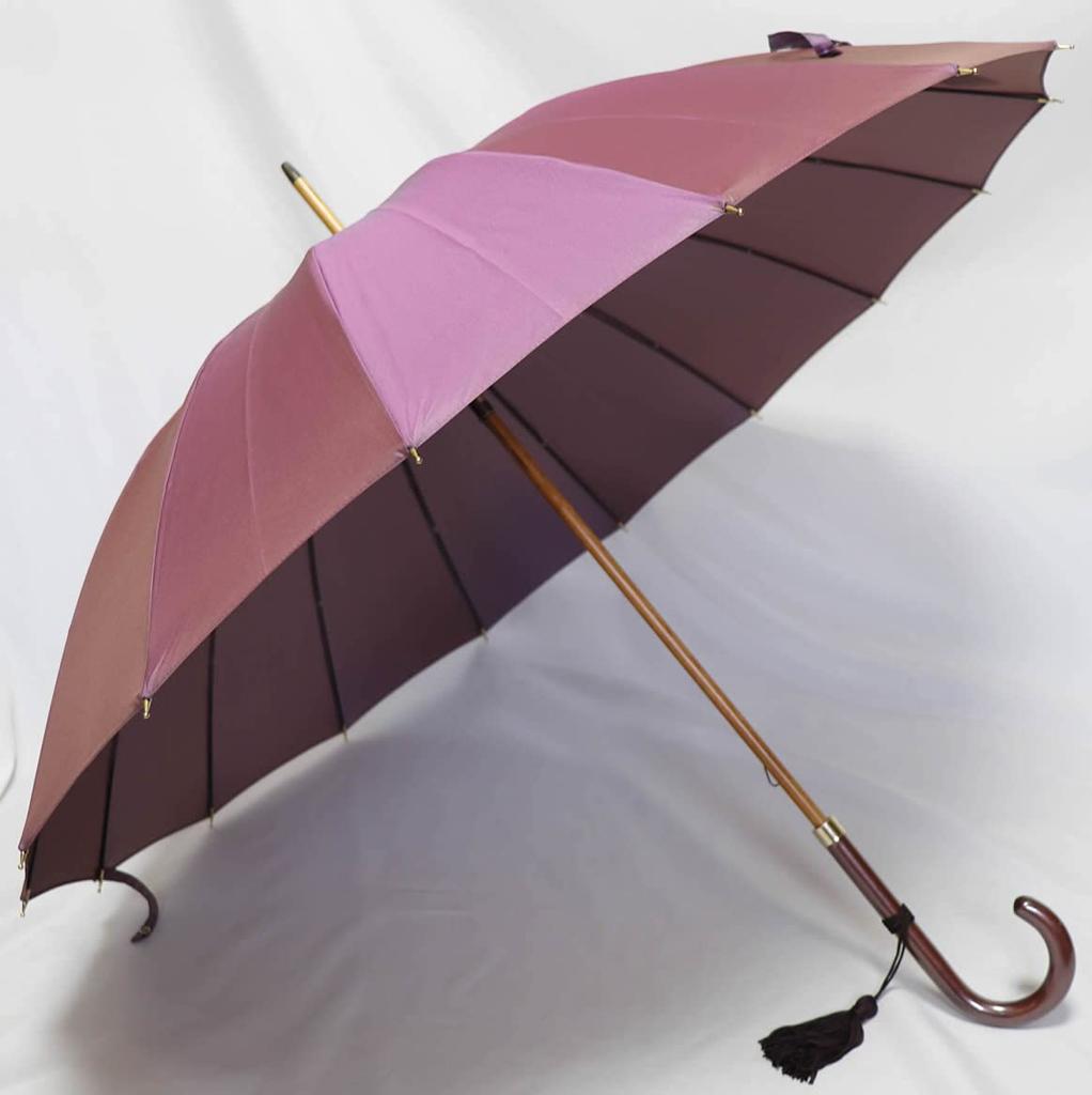 Maehara Mitsuei Shoten Maehara Umbrella Carbon Bone Chambray BE