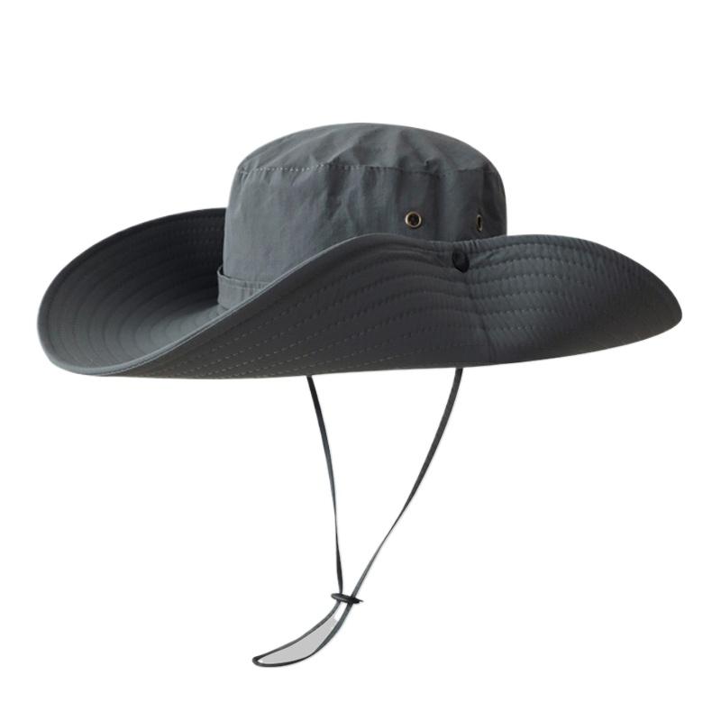 Summer Large Wide Brim Men Women Fisherman Hat Outdoor Waterproof UV Protection Sun Cap Hiking Fishing Climbing Bucket Hats