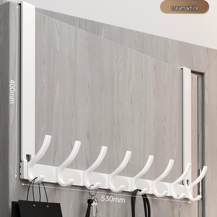 Über-Tür Ohne Bohren Mantel- und Hutablage mit Haken zur Schlafzimmeraufbewahrung