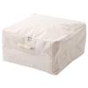 NITORI Zippered Storage Basket Fabric Bin Organizer NF383822 Ivory 38x38x22cm