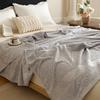 New Cotton Vintage Towel Quilt Office Nap Casual Blanket Multi-functional Solid Color Blanket