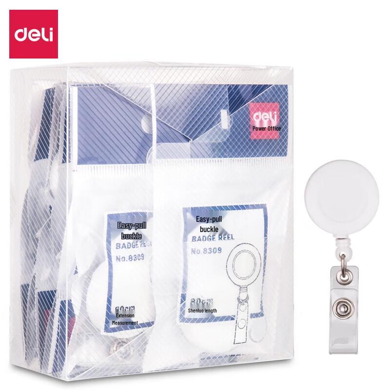 Deli Retractable Badge Clip