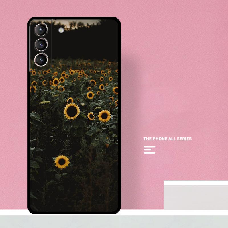 Sunny Sunflower Phone Case For Samsung Galaxy S24 S26 Ultra S20 S21 S22 S23 S25 Plus S10 S25 FE Cover Coque