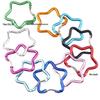 Outdoor Aluminum Alloy Five-Point Star Carabiner for Climbing and Luggage with Quick Release.