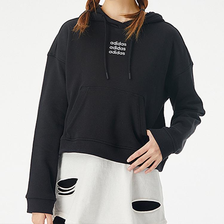 Adidas Neo Casual Hoodie Mit C+ Schweißableitend Damen Hoodies Schwarz GJ7935