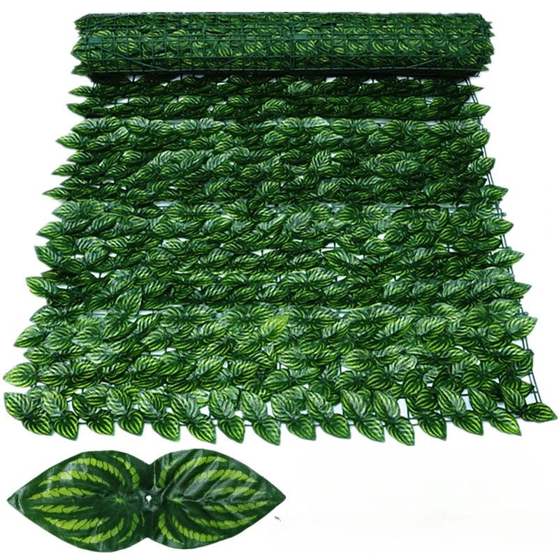1X3M Privacy Fence Screen Outdoor Garden Backyard Plant Trellis Garden Decoration Outdoor Balcony Decorations Fake Plants