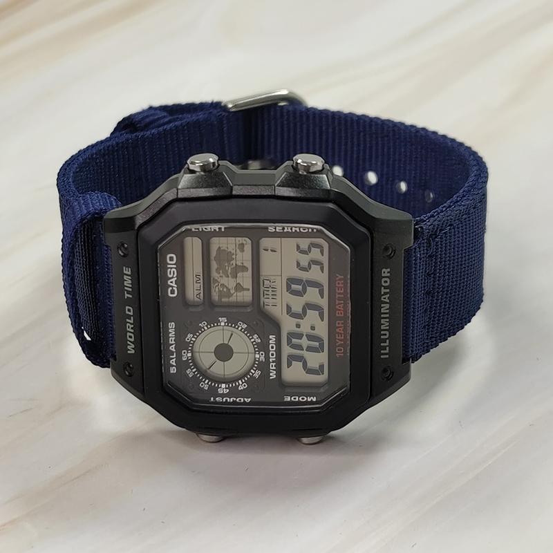 CASIO Unisex YOUTH Black Watch AE-1200WH-1A(Watch3--)