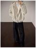 Herren Winter American Eagle Kapuzen-Lederjacke mit Litschimuster und warmem Kaninchenfell-Futter