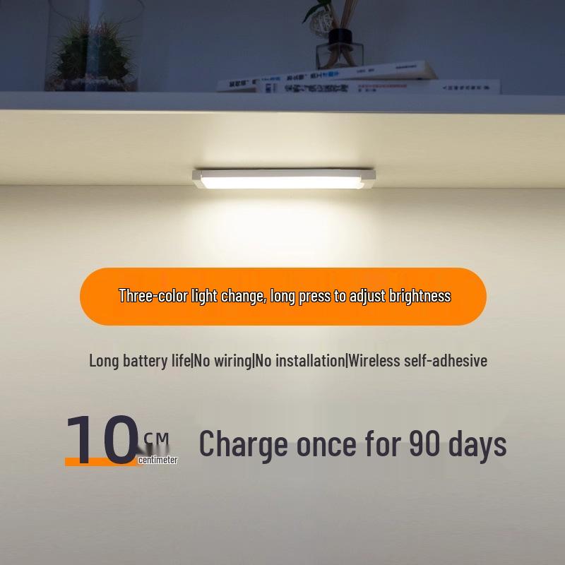 Rechargeable LED Wireless Magnetic Night Light for Kitchen, Wardrobe, or Bedroom