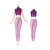 1 Set Cloth Doll Outfit Set Shiny Doll Dress Set Fashion Doll Clothes Set  Doll Styling