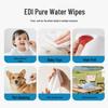 Zhenai EDI Pure Water Wipes with Lid (80 Sheets x 4 Packs)