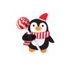 50pcs Santa Claus Lollipop Paper Cards Package Paper Kids Candy Gift Package  Decoration