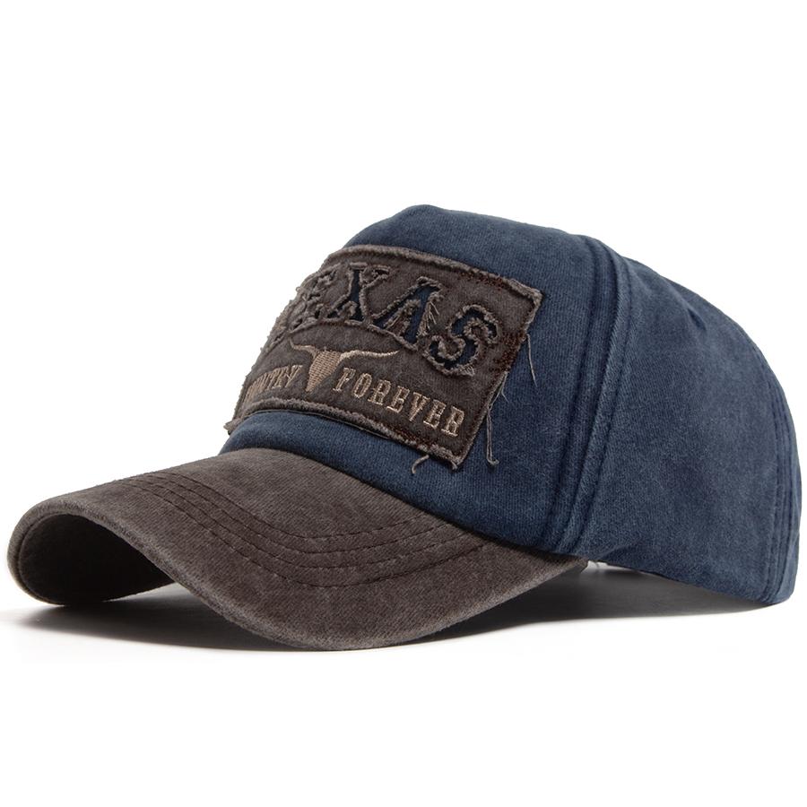 Fashion Men Baseball Cap Vintage Washed Cotton Embroidery Hip Hop Hat Summer Truck Cap Outdoor Casual Women Sun Visor Adjustable