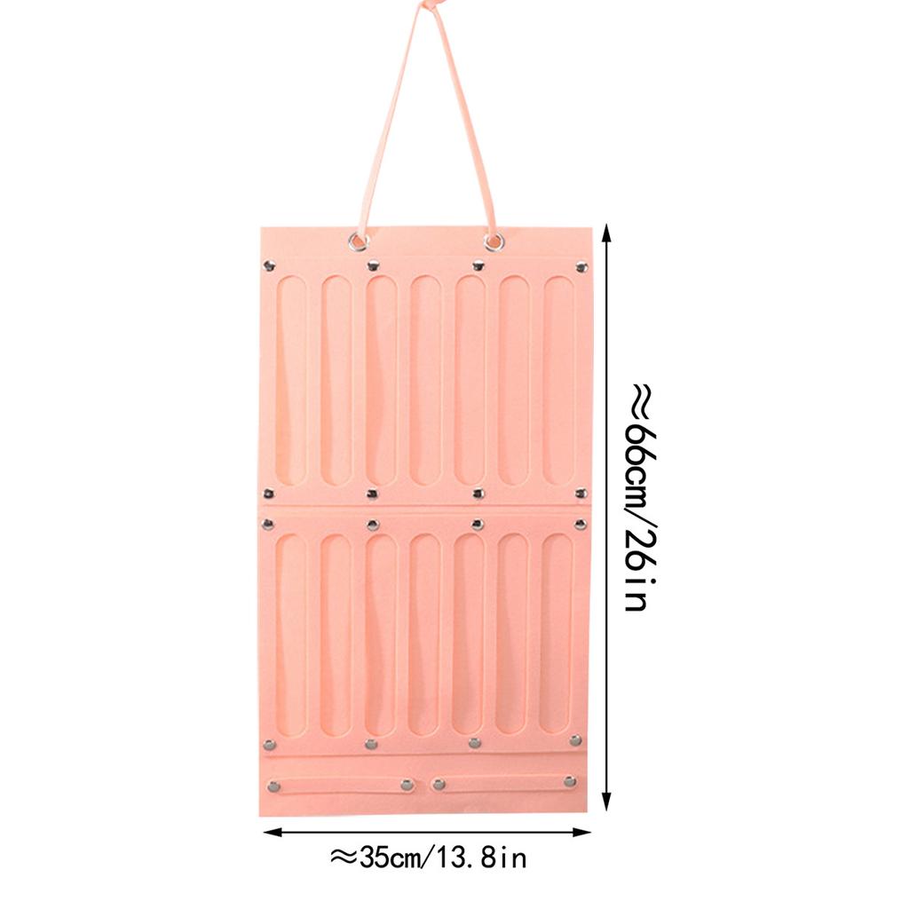 Felt Hair Accessory Storage Rack Large Wall Hanging Jewelry Organizer for Women Hair Clips Headband Multi-Purpose Storage Bag