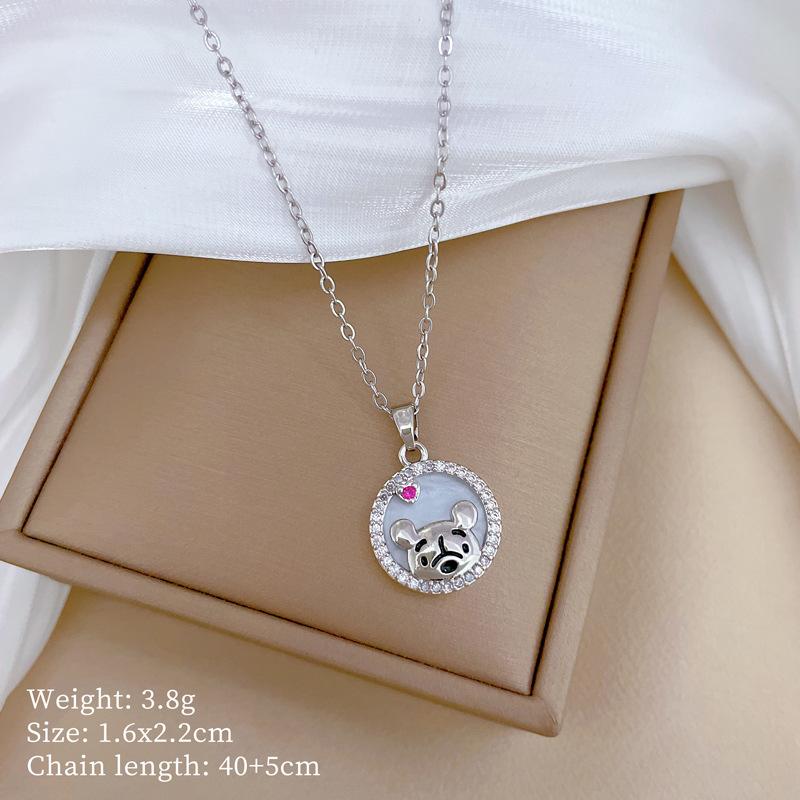 Planet Starry Sky Full Of Diamonds, Slightly Inlaid Design Temperament Shining Necklace Female, Simple Pendant