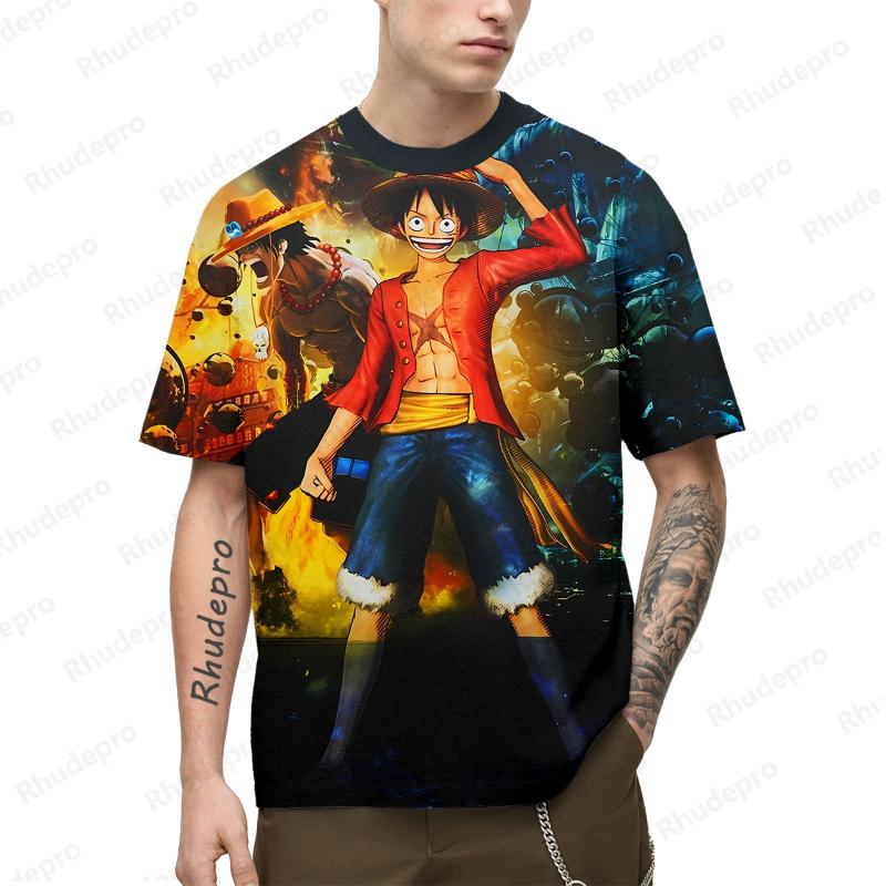 

Ван Пис 2024 Новое Японское Аниме Портгас Д Эйс 3D-печать Косплей Футболка Женская и Детская Уличные Футболки Большой Топ 100