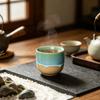 Handmade Handleless Ceramic Mug for Hot Cold Drinks 150ml Rustic Stoneware Coffee Tea Cup Easy To Clean Unique Gift for Tea Coffee Lovers