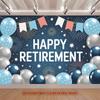 Party Backdrop Blue White Photo Booth Background Front Door Decor