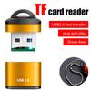 USB Compact Flash Card Reader Fast Data Transfer Portable Adapter Mini Memory Card Reader Plug And Play Device For Computer