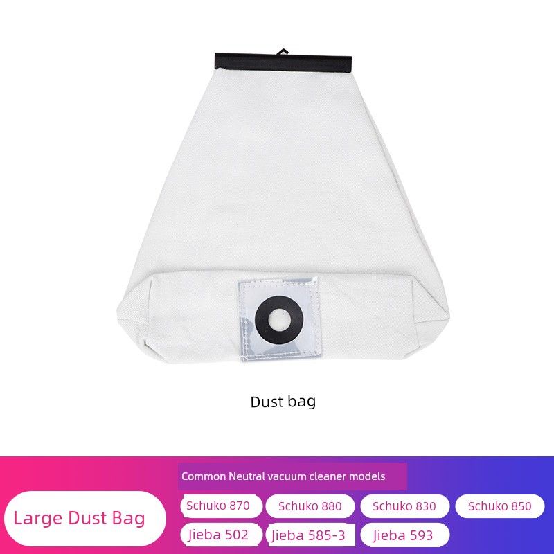 CHARLES BARNES Vacuum Cleaner Accessories Dust Collection Water Squeegee Head Length Flat Nozzle Hose Steel Pipe Dust Insulation Dust Bag Neutral