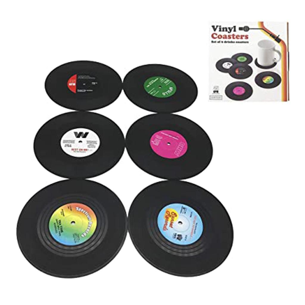 Creative Vinyl Record Cup Držák nápojů Podložka pod nádobí Prostírání