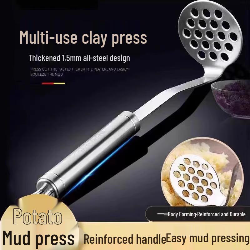 Stainless Steel Potato Masher for Baby Food and Taro