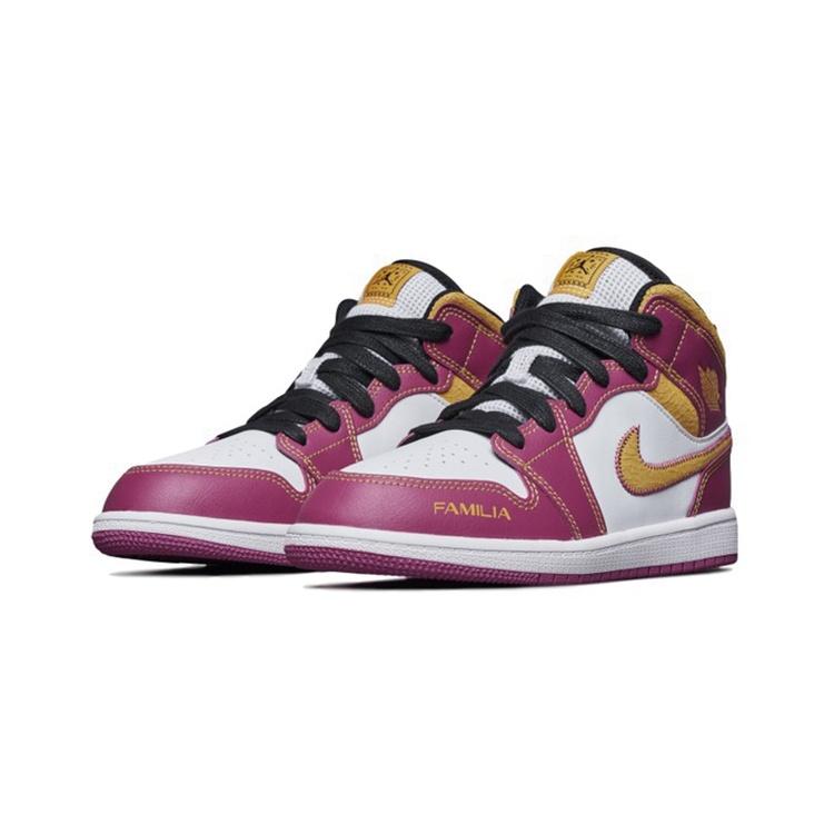 (PS) Air Jordan 1 Mid 'Da de Muertos' Kids' DC0499-100