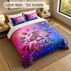 Dog Theme Personalized 3Pcs Bedding Set Custom Text & Name 1 Sheet 2 Pillowcases Household Bedding 1pc