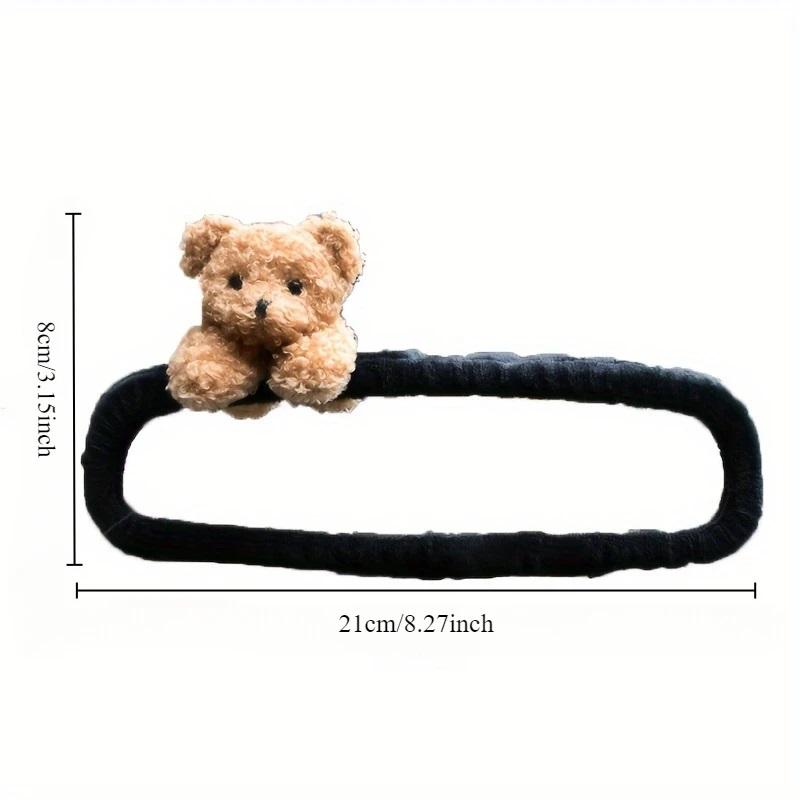 

Universal Car Interior Rearview Mirror Protective Cover, Polyester Anti-collision Accessory for Interiors, Stretchable Soft Prot Bear Cover