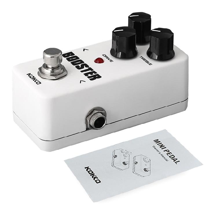 True Bypass KOKKO Electric Guitar Effect Pedal Full Metal for Shell (BOOSTER) 1