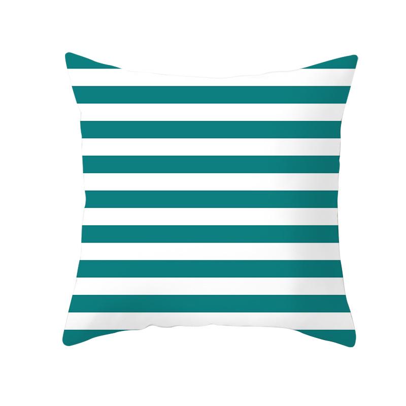 Geometryczny Nadruk Cyfrowy Poszewka na Poduszkę Skórka Brzoskwiniowa Nowoczesny Prosty Styl Poszewka na Poduszkę na Sofę Pokrowiec na Poduszkę Samochodową Dekoracja