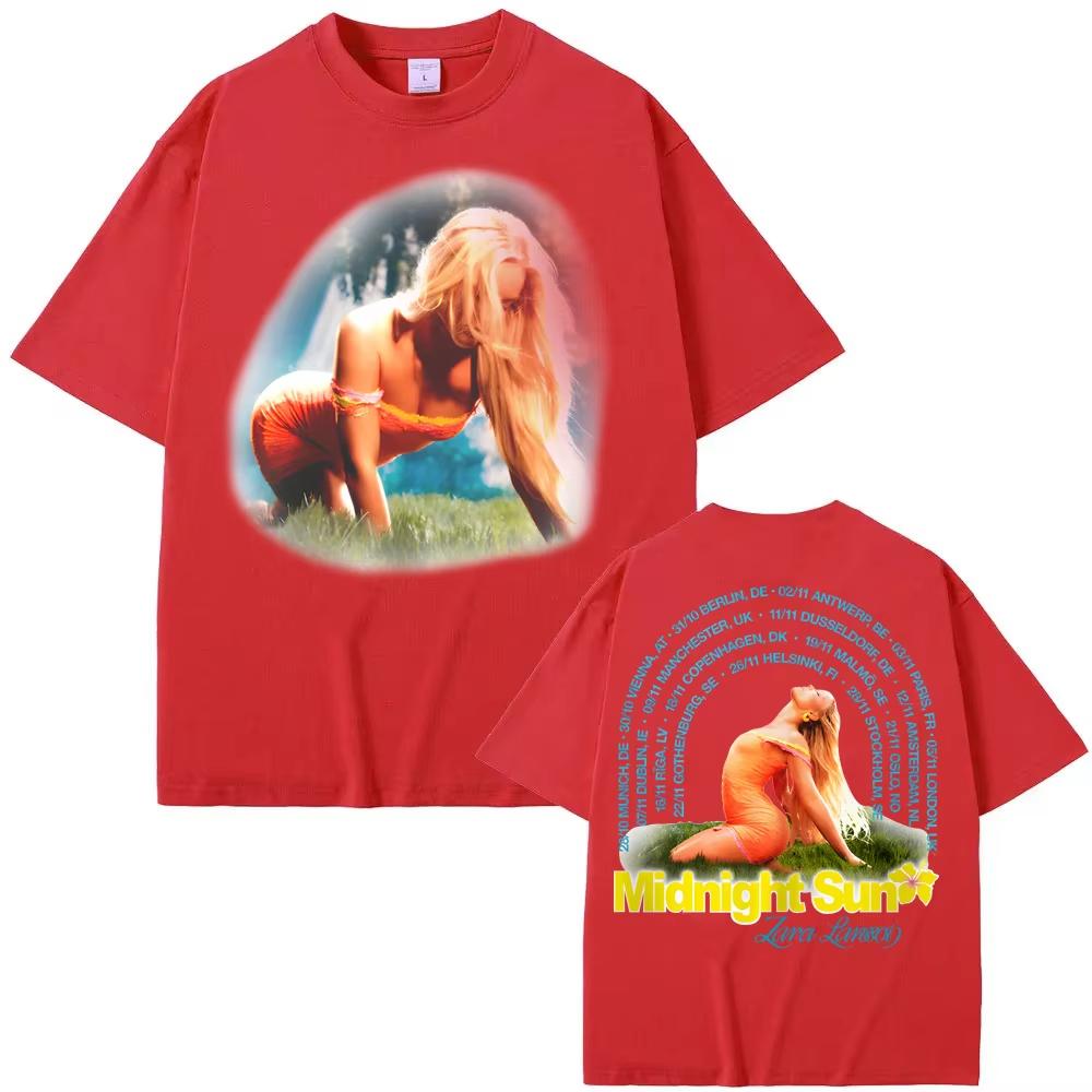 

Zara Larsson Tee New Style Arch Photo Tour Tee Cotton High Quality HarajukuTeeshirt Summer Fashion High Quality Comfortable 4XL
