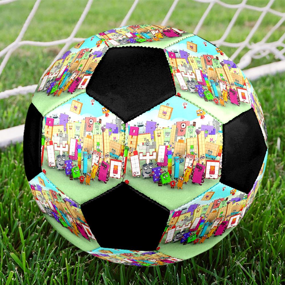 Numberblocks Tema Størrelse 5 Fodbold, Velegnet til Både Indendørs og Udendørs Kampe, en Gave Velegnet til Alle.
