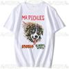 2024 Tegneserie Mr Pickles T-skjorte Herre Myk Collie Hund T-skjorte O-hals Kortermet Morsom TV Voksen Adultswim Moden Hund Ond Satan