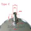 Bringsmart JS-50B(S) BLDC Motor DC Micro Electric Motor 4 Type Shaft Synchronous Brushless Motor 5V 6V 9V 12V 24V DIY Customized