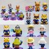 Zootopia Pvc Collectible Figures Set With Articulated Design For Kids And Fans