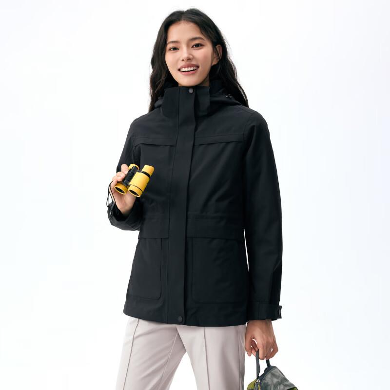 Lanbu Women's Winter 3-in-1 Softshell Jacket