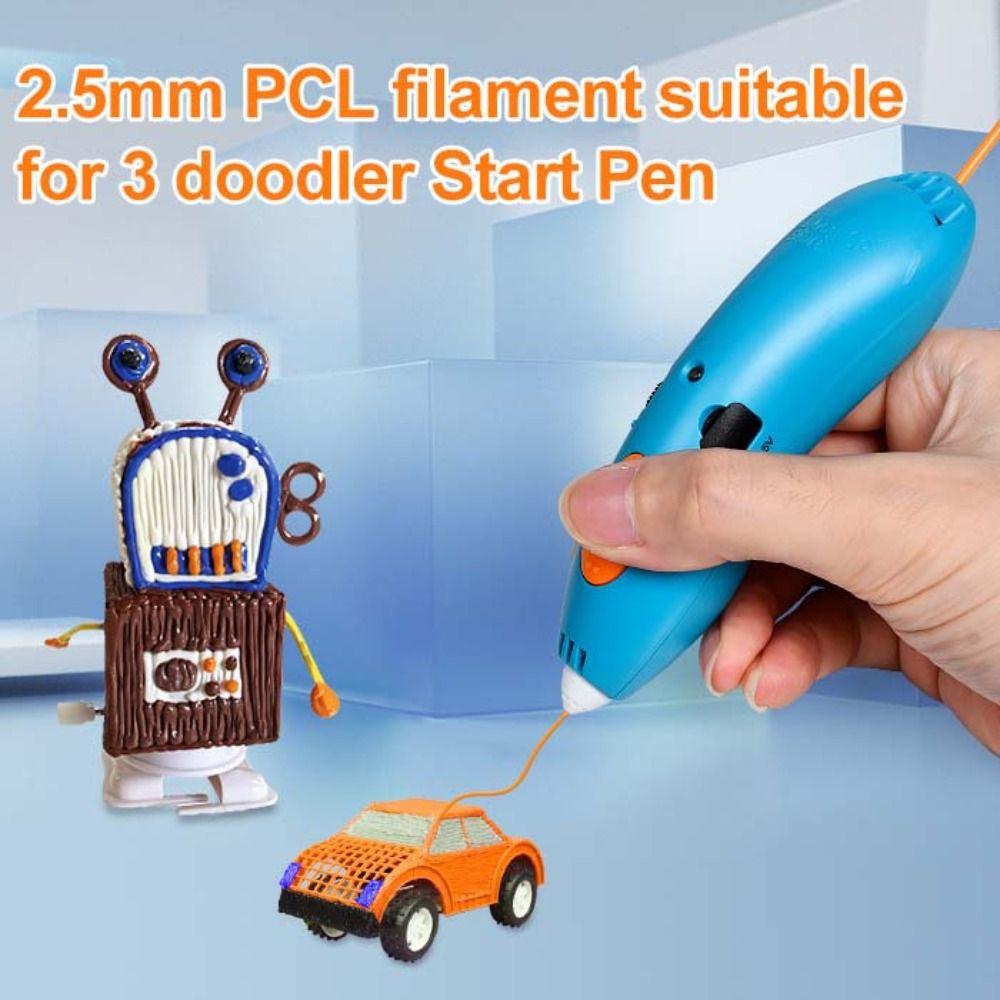 PCL Material 3D Pen Replace Refills Low Temperature 3D Printing Refill  3D Pen Accessories