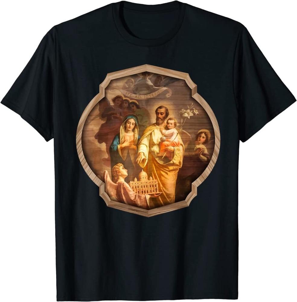 

NEW St Joseph Holy Catholic Church Unisex T-shirt Tops Tee 2XL