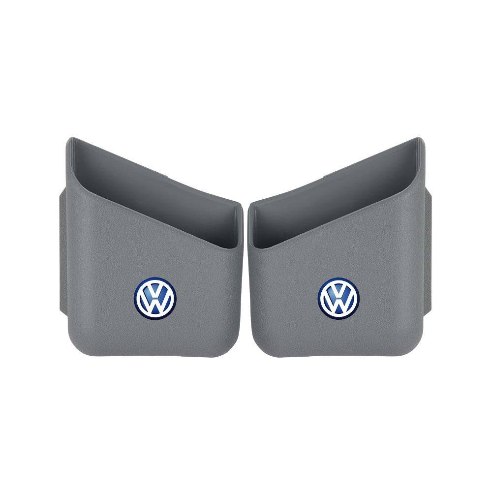 T301/2pcs Plastic Car Organizer Auto Truck Pillar Storage Box Valve Cap for Volkswagen Rline Jetta Golf 6 7 Beetle GTD R32 MK4 Bora