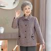Fashionable 2026 Thick Woolen Coat for Elderly Women