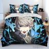 3D Jujutsu Kaisen Anime Cartoon Duvet Cover Set HD Comforter Cover for Kids Bedding Sets Bedclothes Bedroom Decor