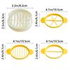3 In1 Egg Slicer Cutter Egg Cooking Tools Multifunctional Egg Cutter Mold Cutter Artifact Gadgets Kitchen Manual Egg Slicer