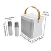 Portable Speaker 5V Gifts Easy Use Multiple Playback Options Music Listening Devices Rectangle for