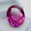 Natural Sapphire Loose Gemstone Bi-Color 33.65 Ct Oval Cut Flawless September Birthday Birthstone