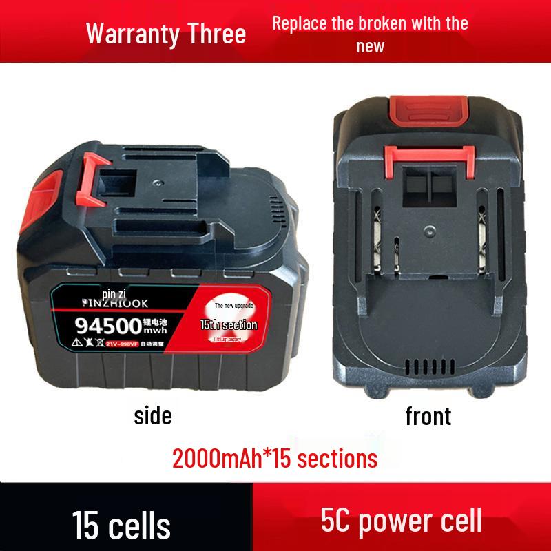 21V Lithium Battery Electric Wrench & Chainsaw Tool, Makita Style, Durable Large Capacity