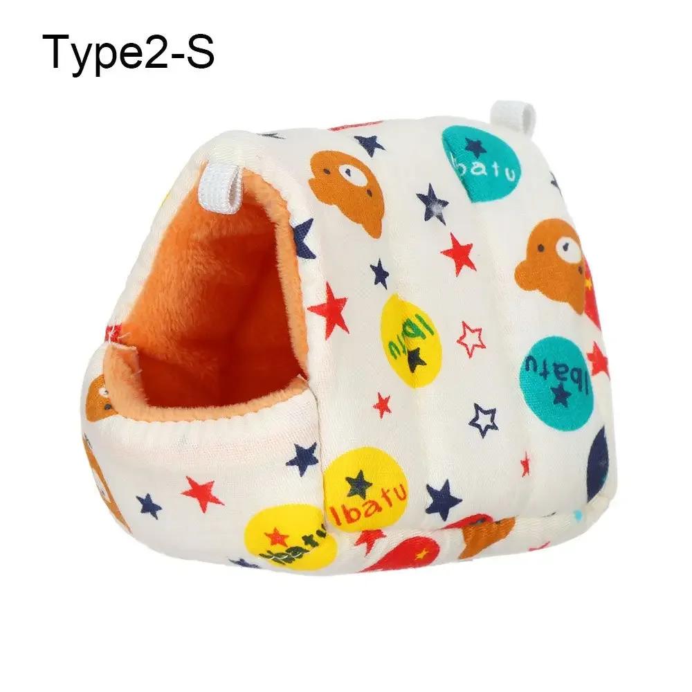 1Pc Small  Cute Hamster House Small Animal Sleeping Bed Soft Guinea Pig Nest Winter Warm Mat Mini Cage For Rabbit Squirrel