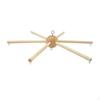 Wooden Mobile Frame Kit Decorative Equipment Creative DIY Wind Chime Crafts Hanger for