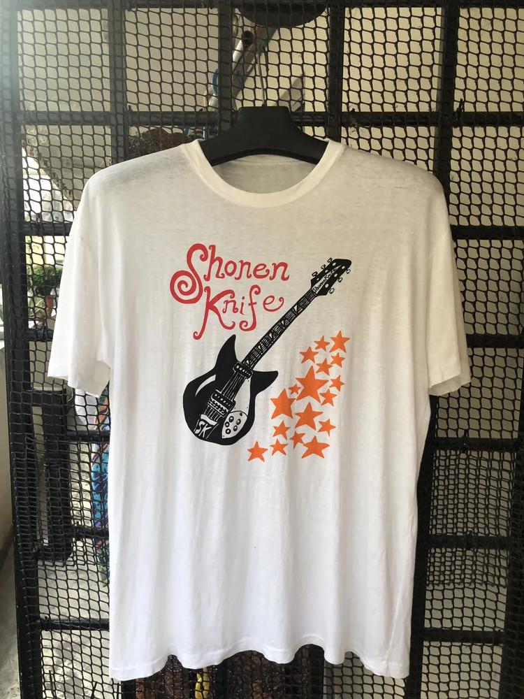 Vintage Shonen Messer Band Geschenk Lustig Weiß S-5XL Unisex Shirt AA464